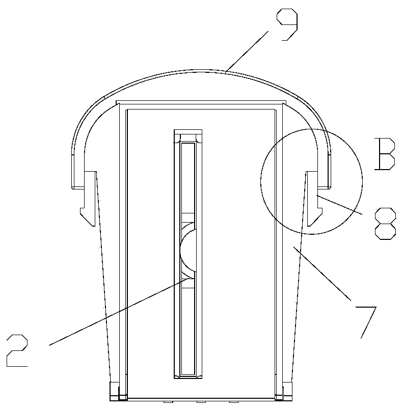 Ink cartridge of portable printing device