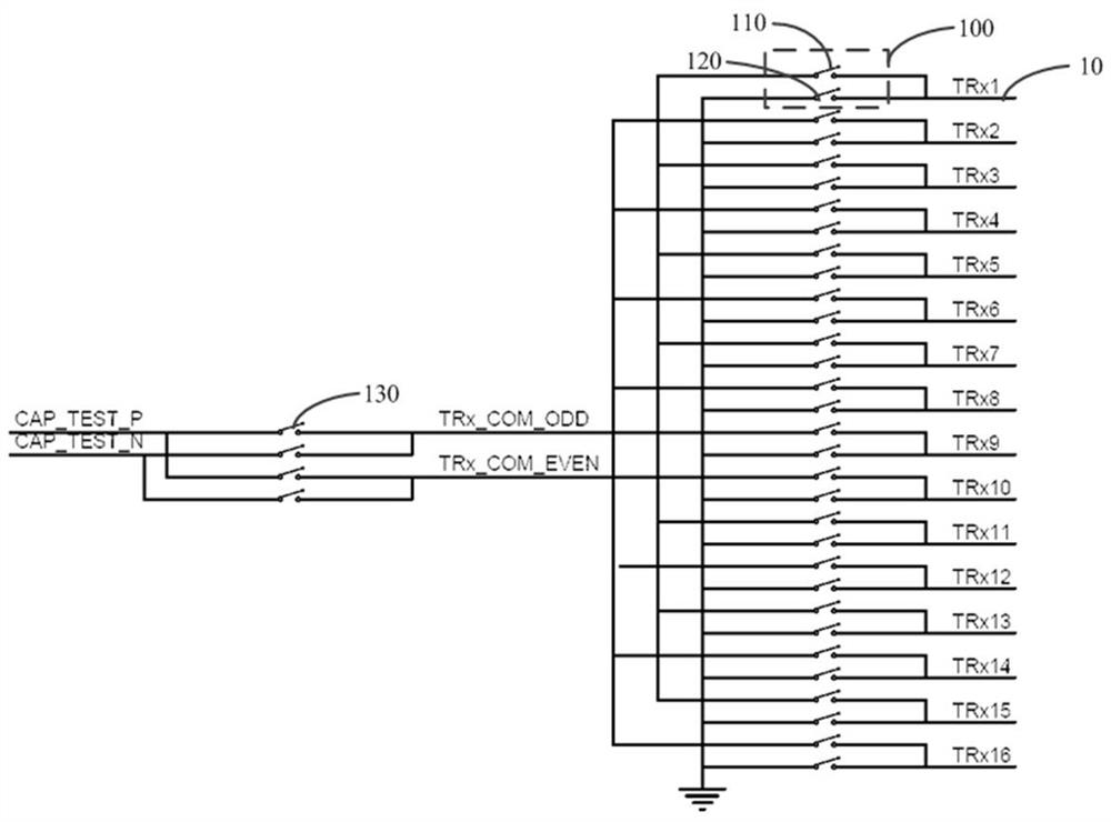 Touch channel switching circuit, device and detection system