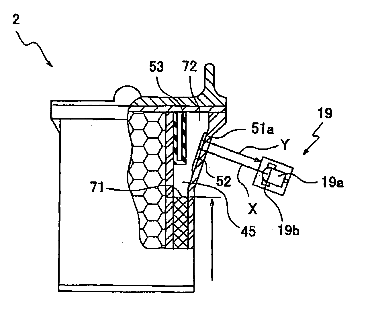 Ink cartridge, detection device for cartridge identification and ink level detection, and image formation apparatus comprising thereof