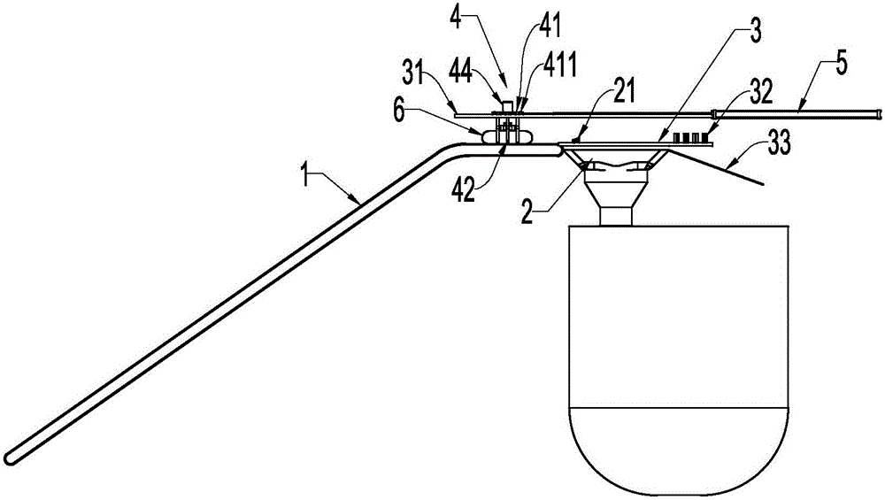 Automatic unpacking and discharging device