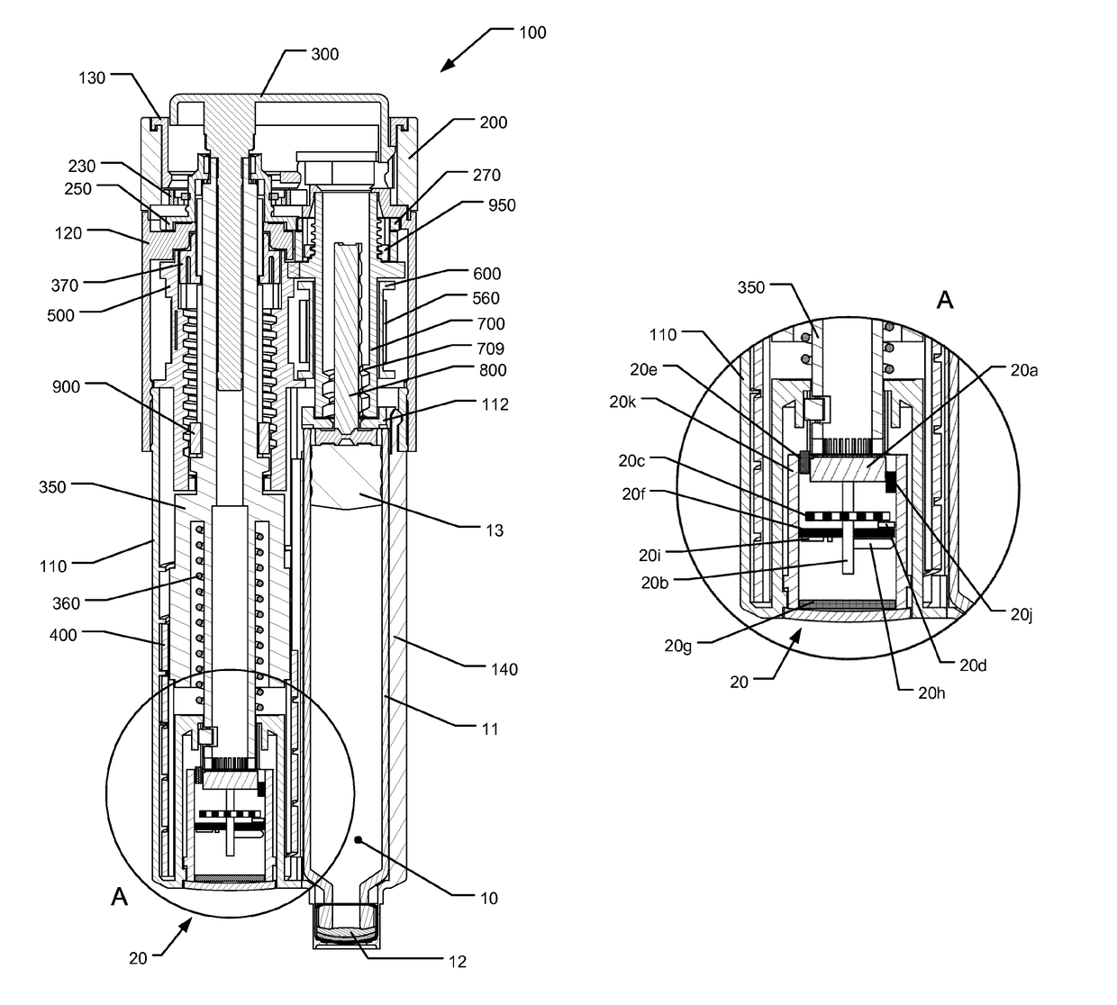 Medical injection system with dose capturing