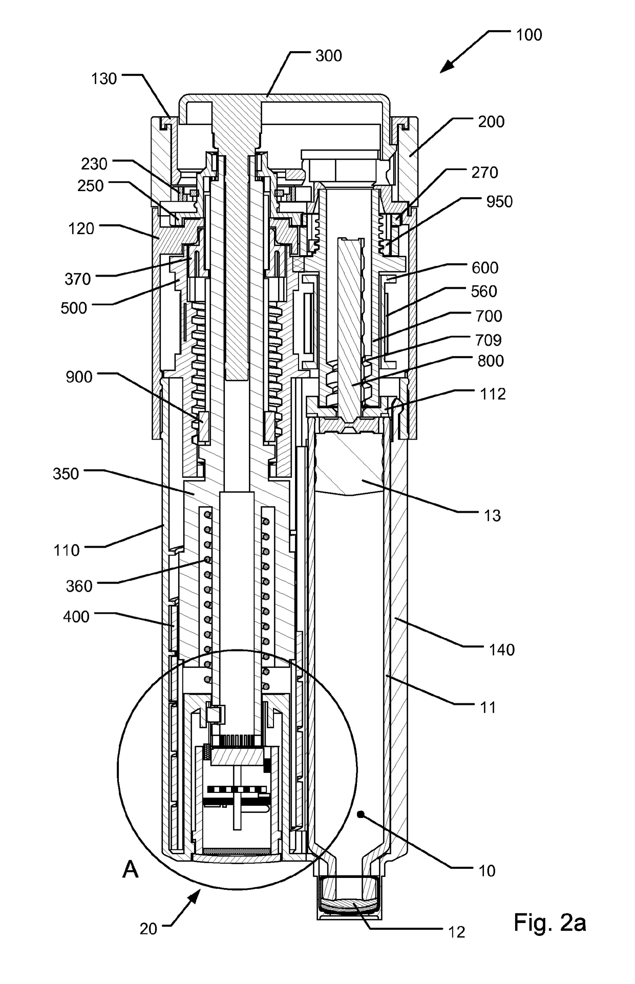 Medical injection system with dose capturing