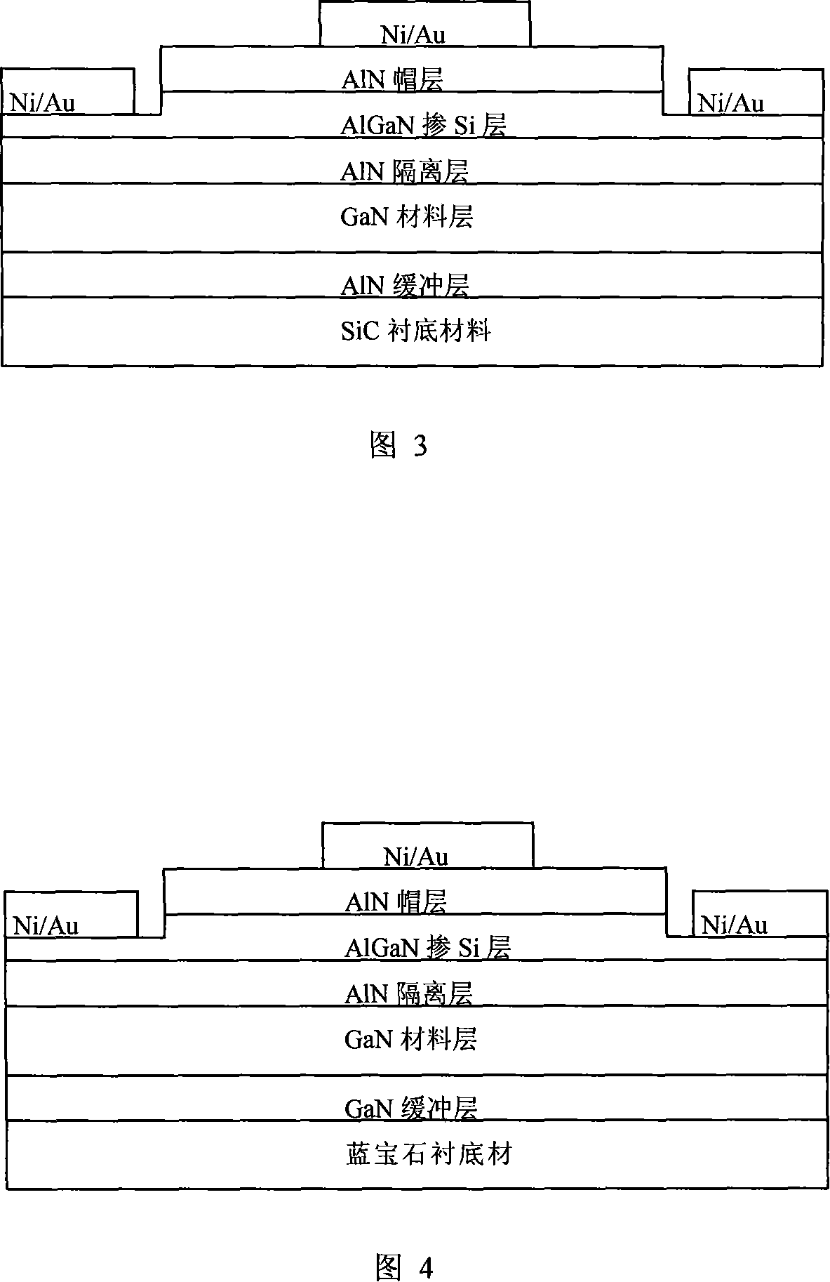 GaN device based on component-gradient GaN MISFET and preparing method thereof