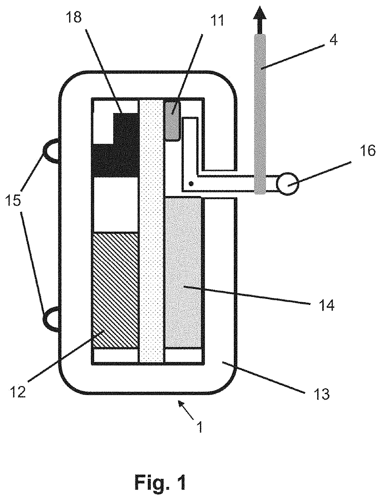 Sensor and system for monitoring the wearing duration of orthodontic elastics