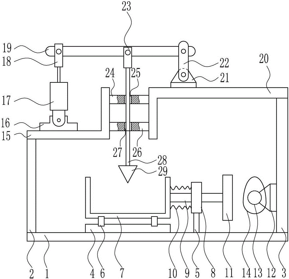 Plastic garbage fast chopping device for feed plant