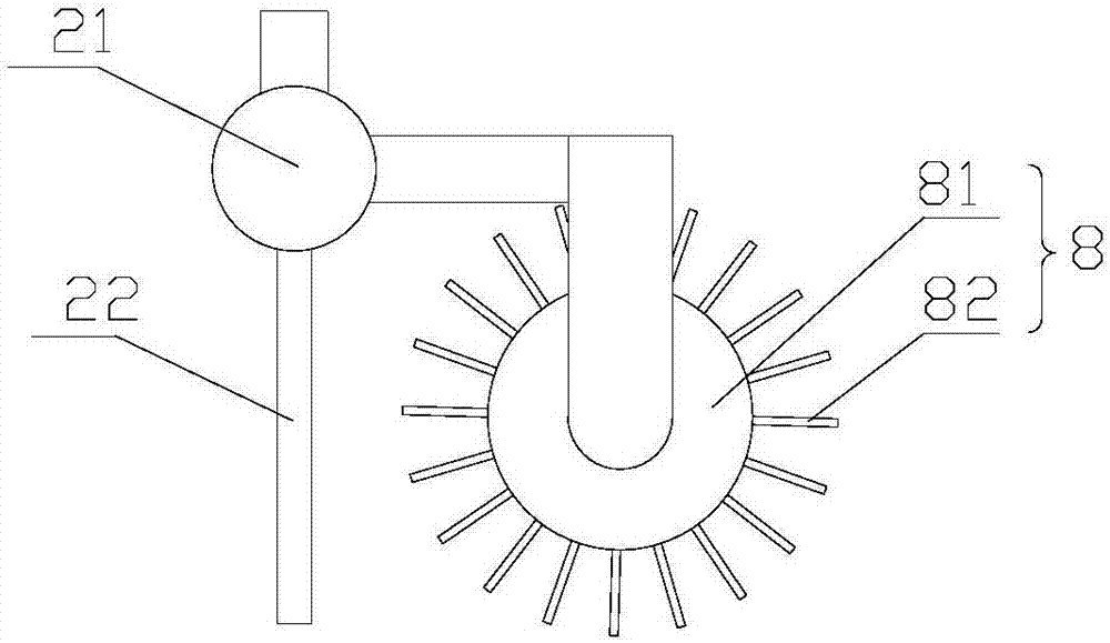 Gravel bed desilting device and desilting method