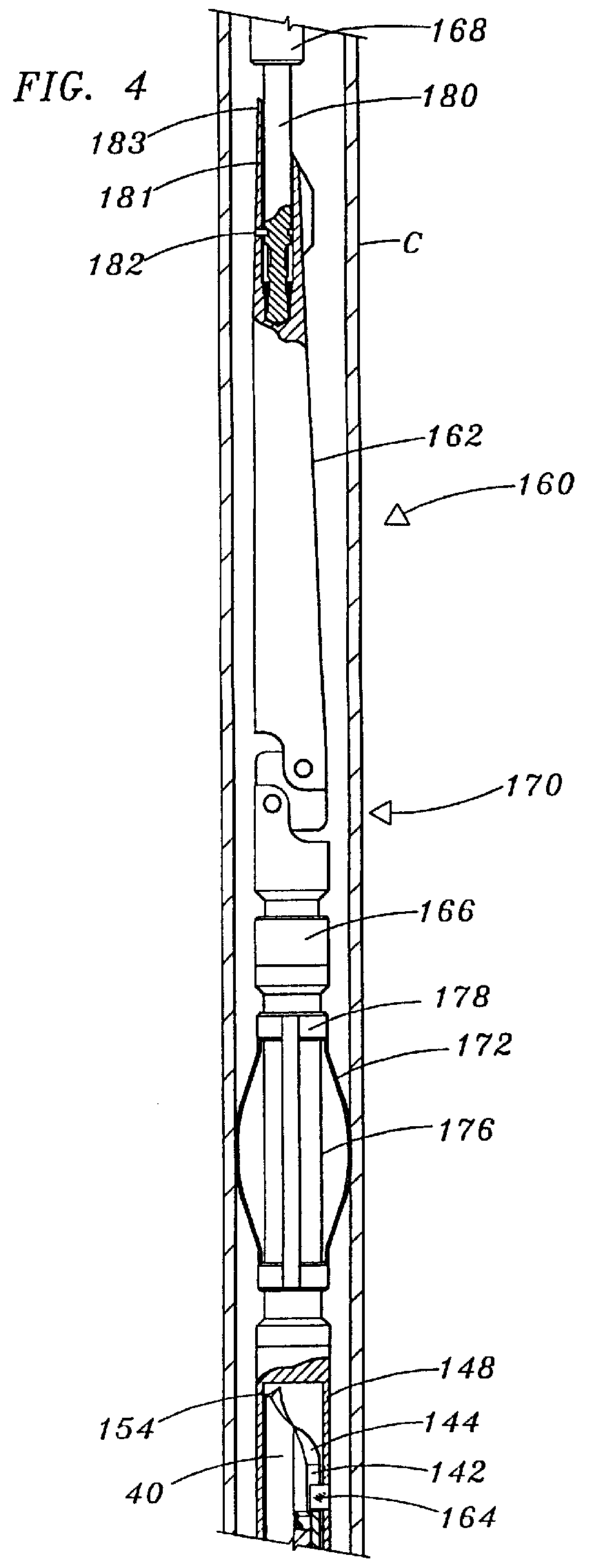 Retrievable through tubing tool and method