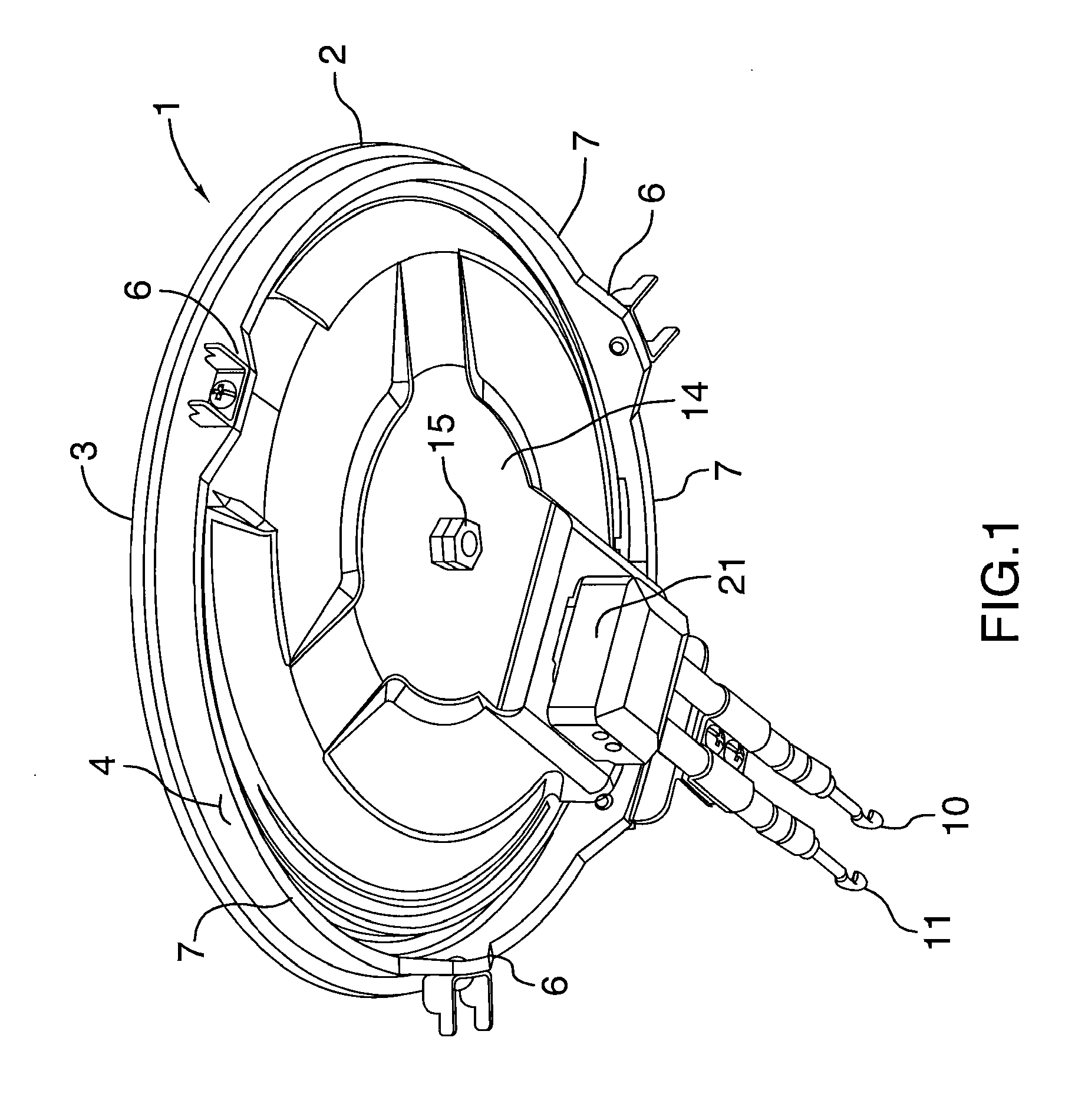 Temperature controlled/limiting heating element for an electric cooking appliance