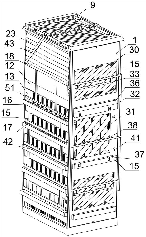 Computer big data server heat dissipation device