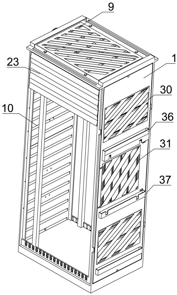 Computer big data server heat dissipation device