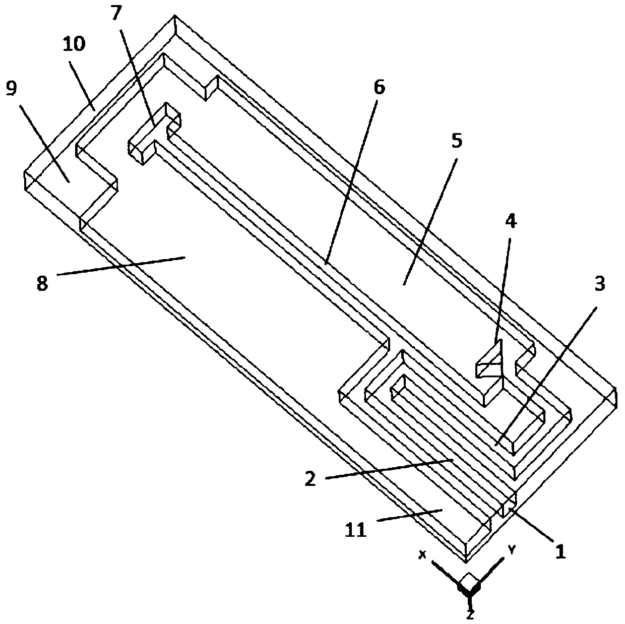 Micro-combustor for enhancing flame stability through gas preheating