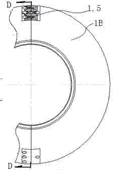 Contact mechanical oil carrying device for sliding bearing