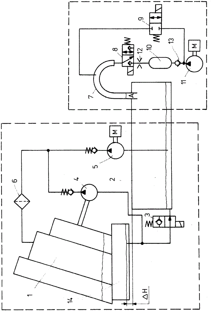 Supply system, in particular for gear mechanisms and generators