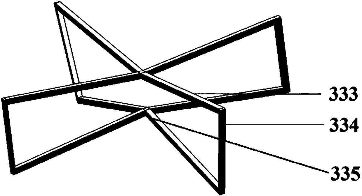 Non-pneumatic tire based on inner sunken hexagonal negative poisson ratio support structure