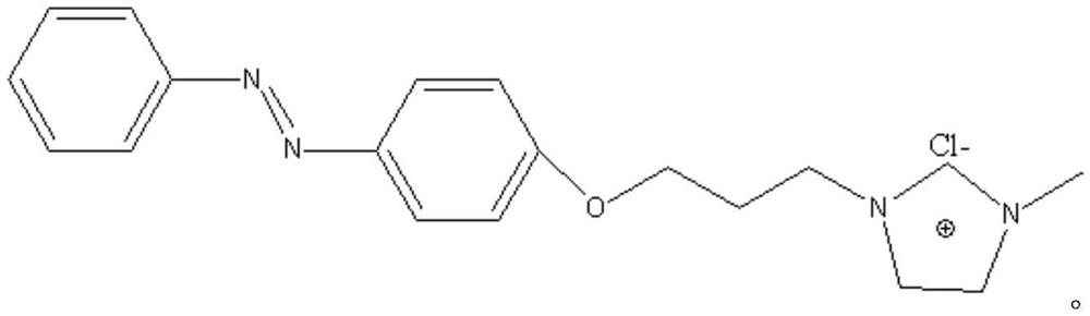 Photoresponse ionic liquid capable of dissolving cellulose as well as preparation method and application thereof