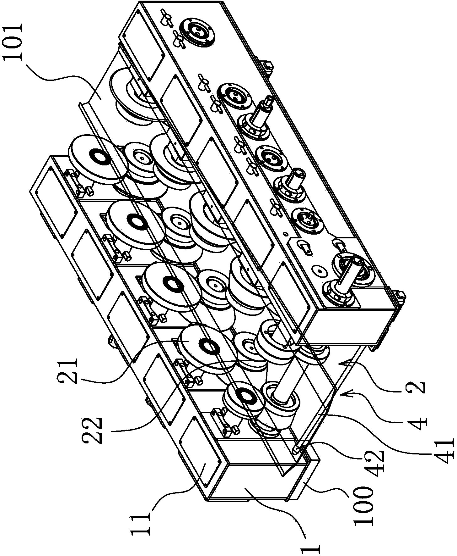 Novel purline molding device