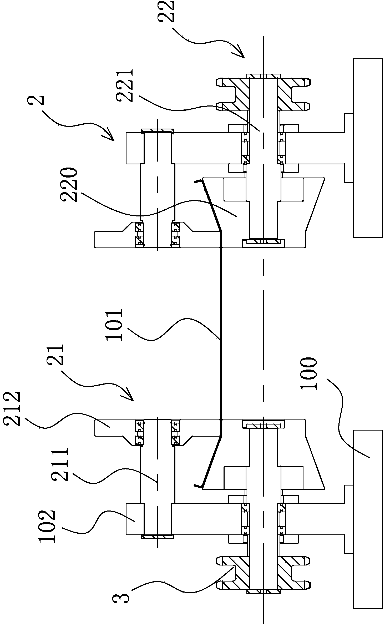 Novel purline molding device