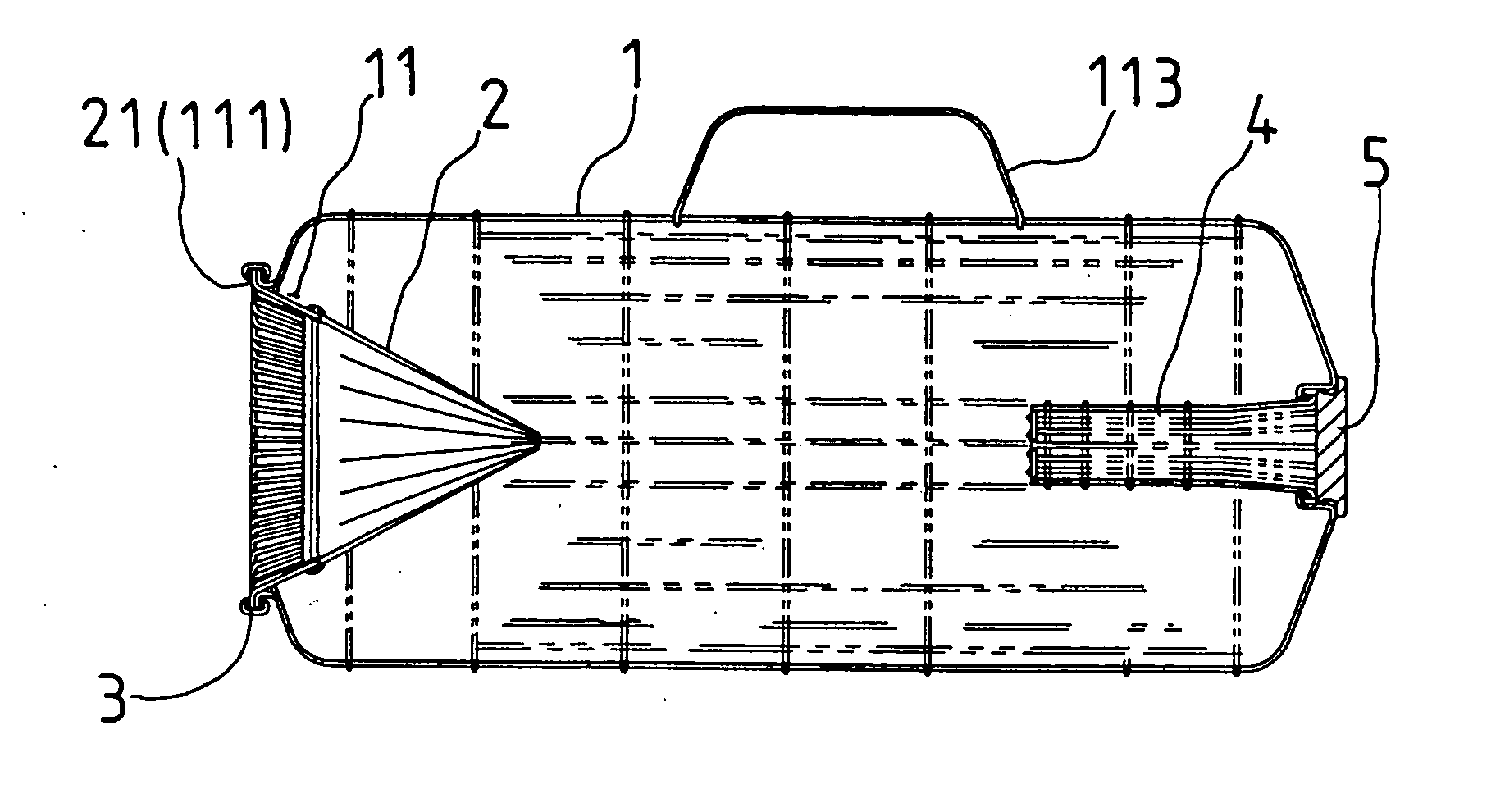 Underwater trap structure