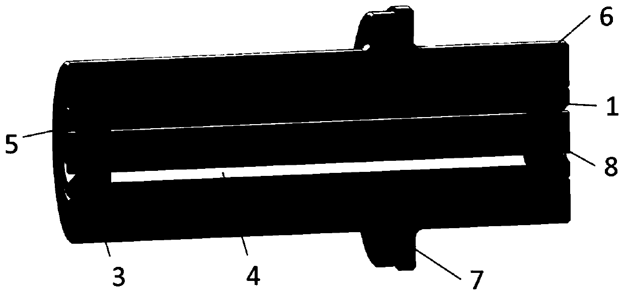 A uniform light rod fixing device