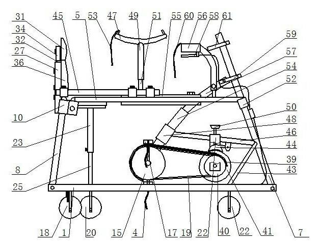 Hemiplegy rehabilitation car