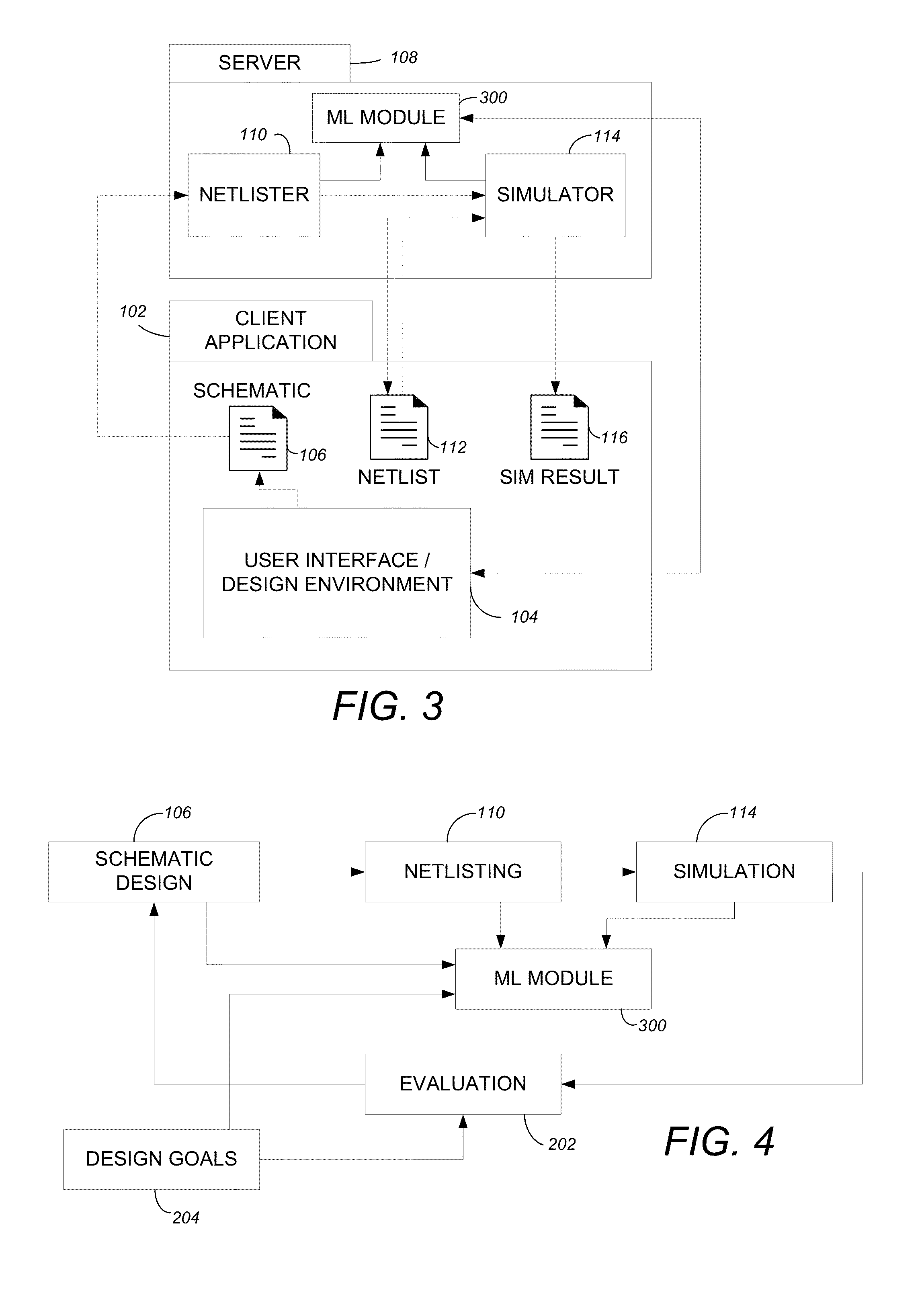 Predictive multi-user client-server electronic circuit design system utilizing machine learning techniques