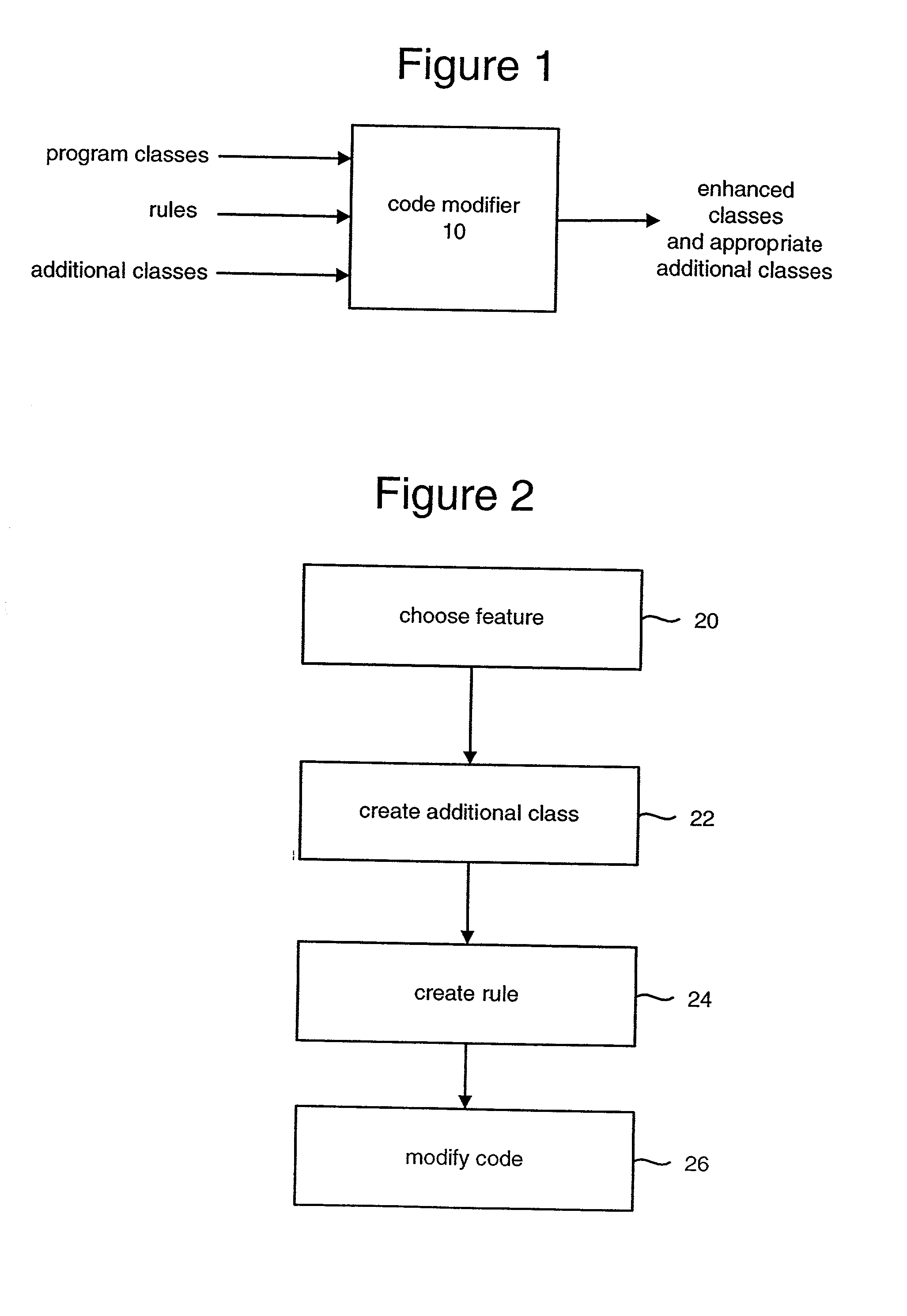 System for modifying object oriented code