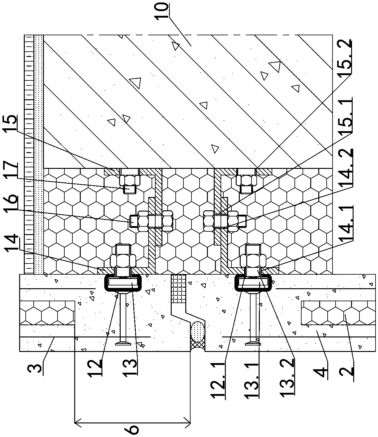 A prefabricated thin thermal insulation composite exterior wall, structural system and construction method thereof