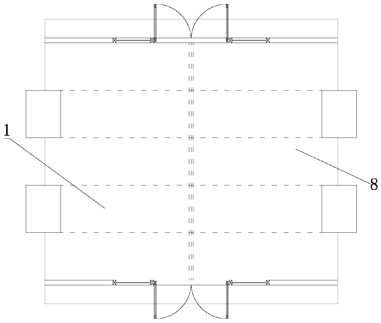 Self-extinguishing EPS foam plastic and house