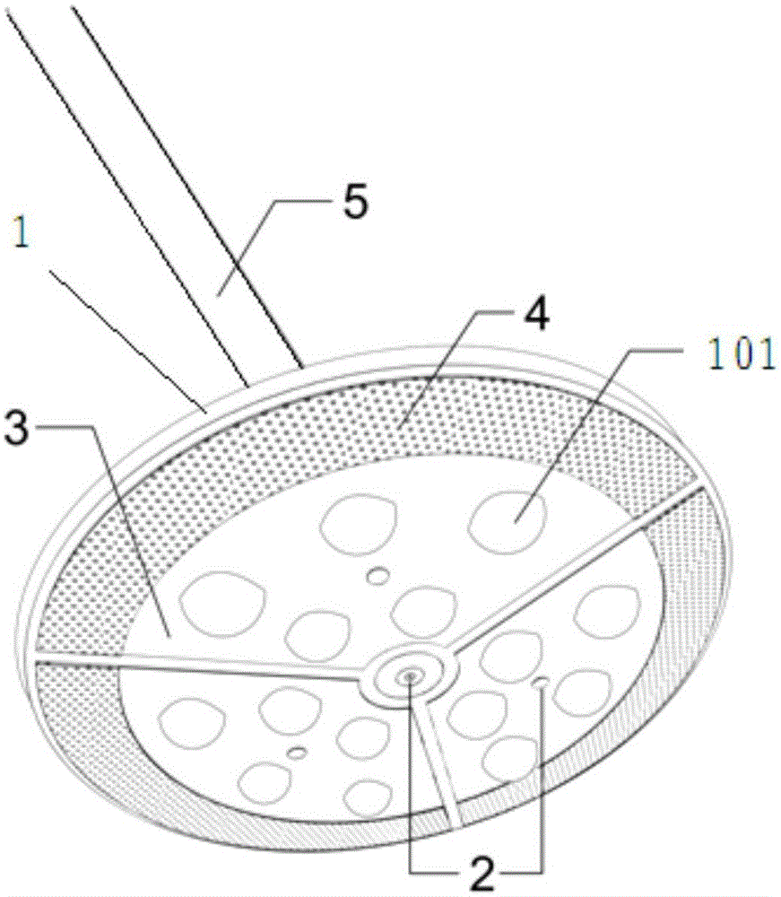 Handheld livestock disinfection and massage device