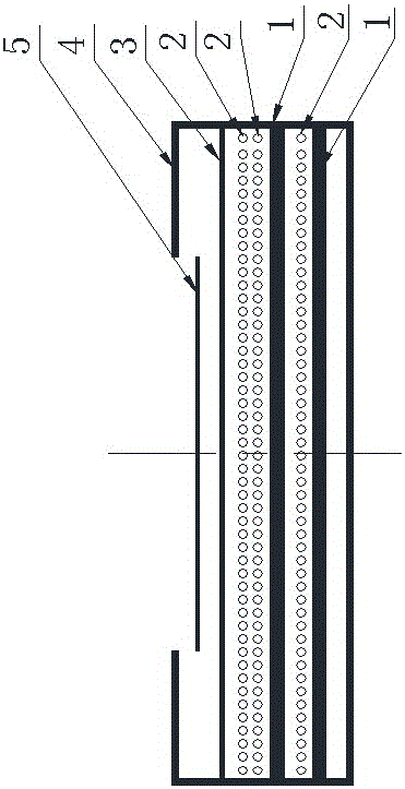 Half-wrapped ultrathin liquid-absorption core body and making method