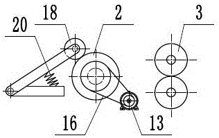 A twisting and receiving device