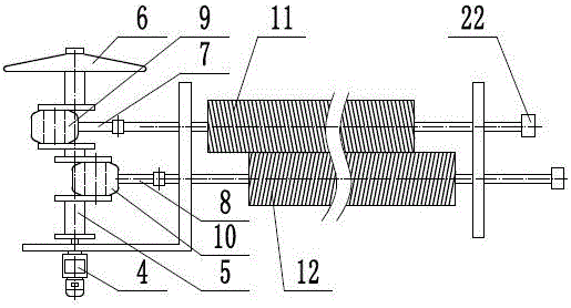 A twisting and receiving device