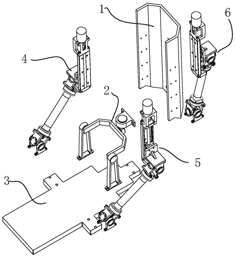 An exoskeleton robot ankle joint with three flexible drive branches