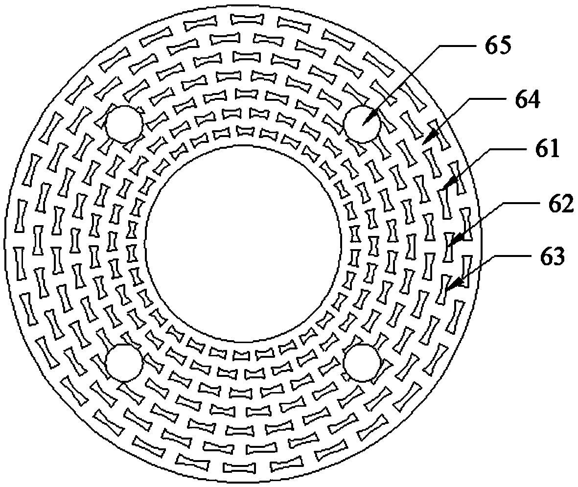 Indented flame-retardance anti-explosion valve