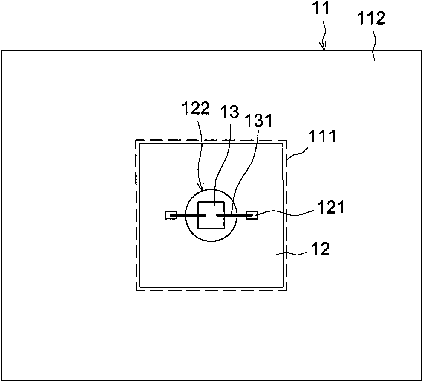 Light-emitting diode module and production method thereof