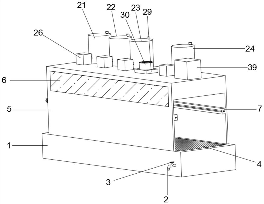 Axle paint spraying device