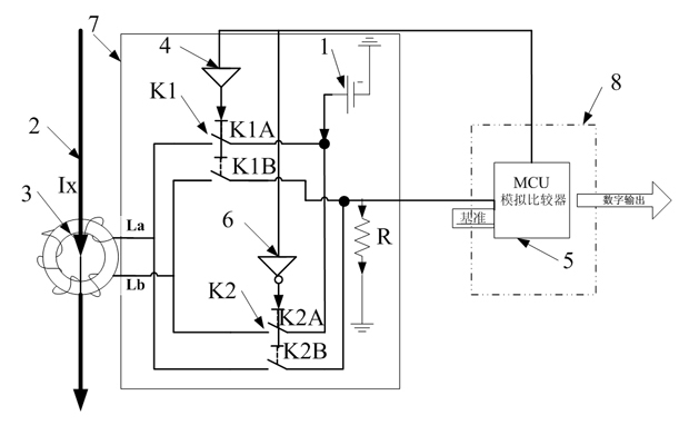 Digital leakage current detection circuit and detection method thereof