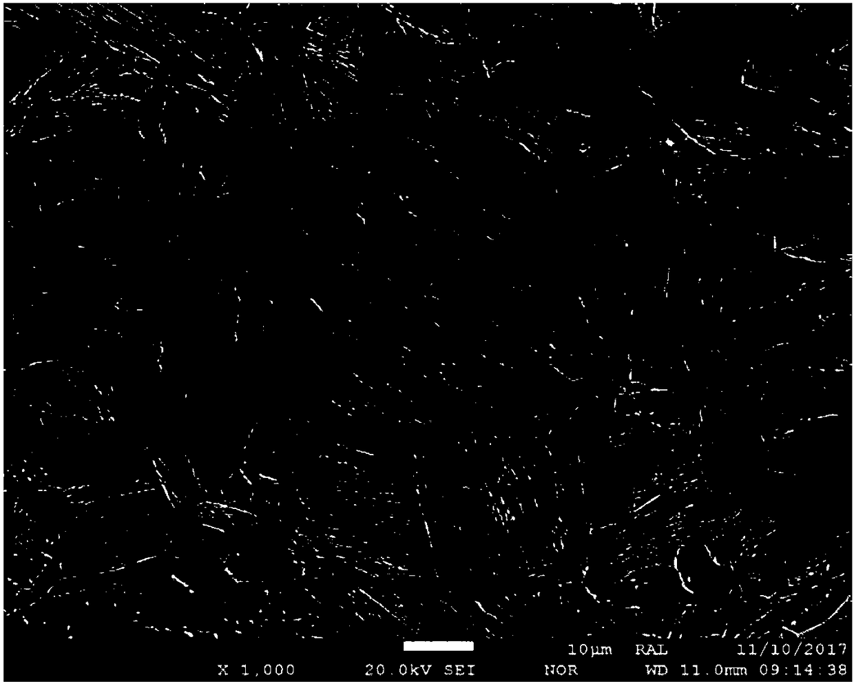 DQ-T method for 1000 MPa stage water and electricity steel plate with thickness not larger than 60 mm