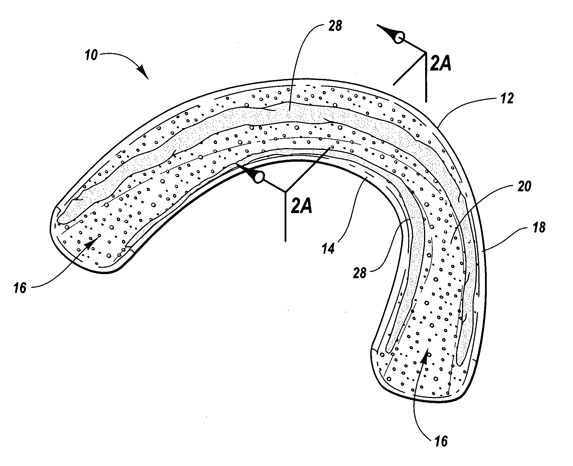 Bleaching compositions and devices having a solid adhesive layer and bleaching gel adjacent thereto