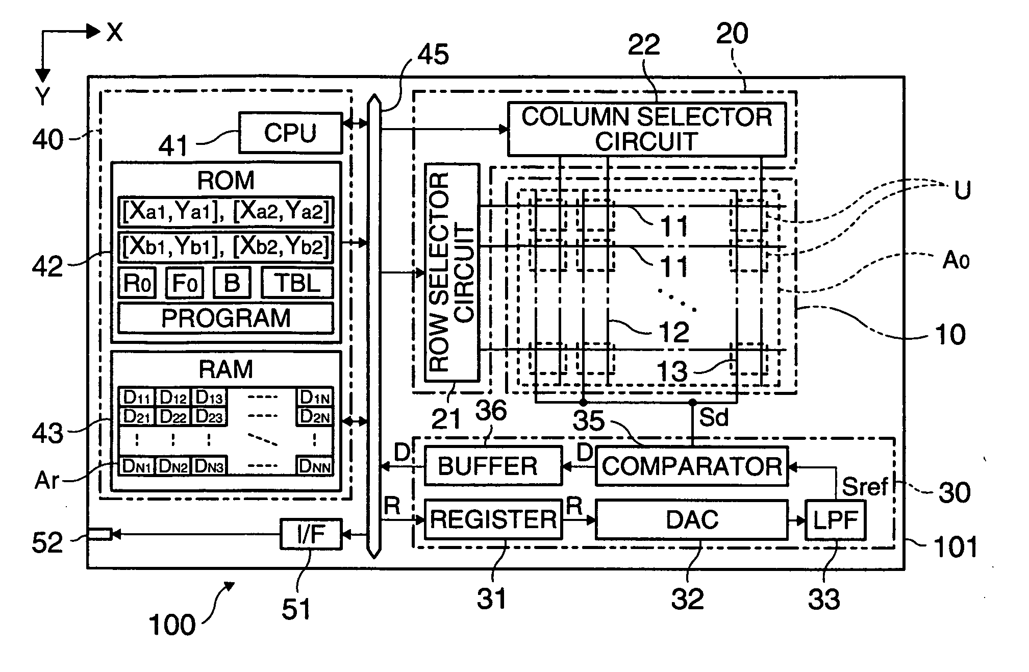 Detecting device and authentication device