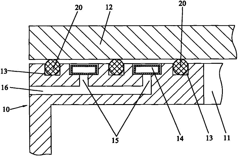 Multi-layer rubber sealing ring sealing device