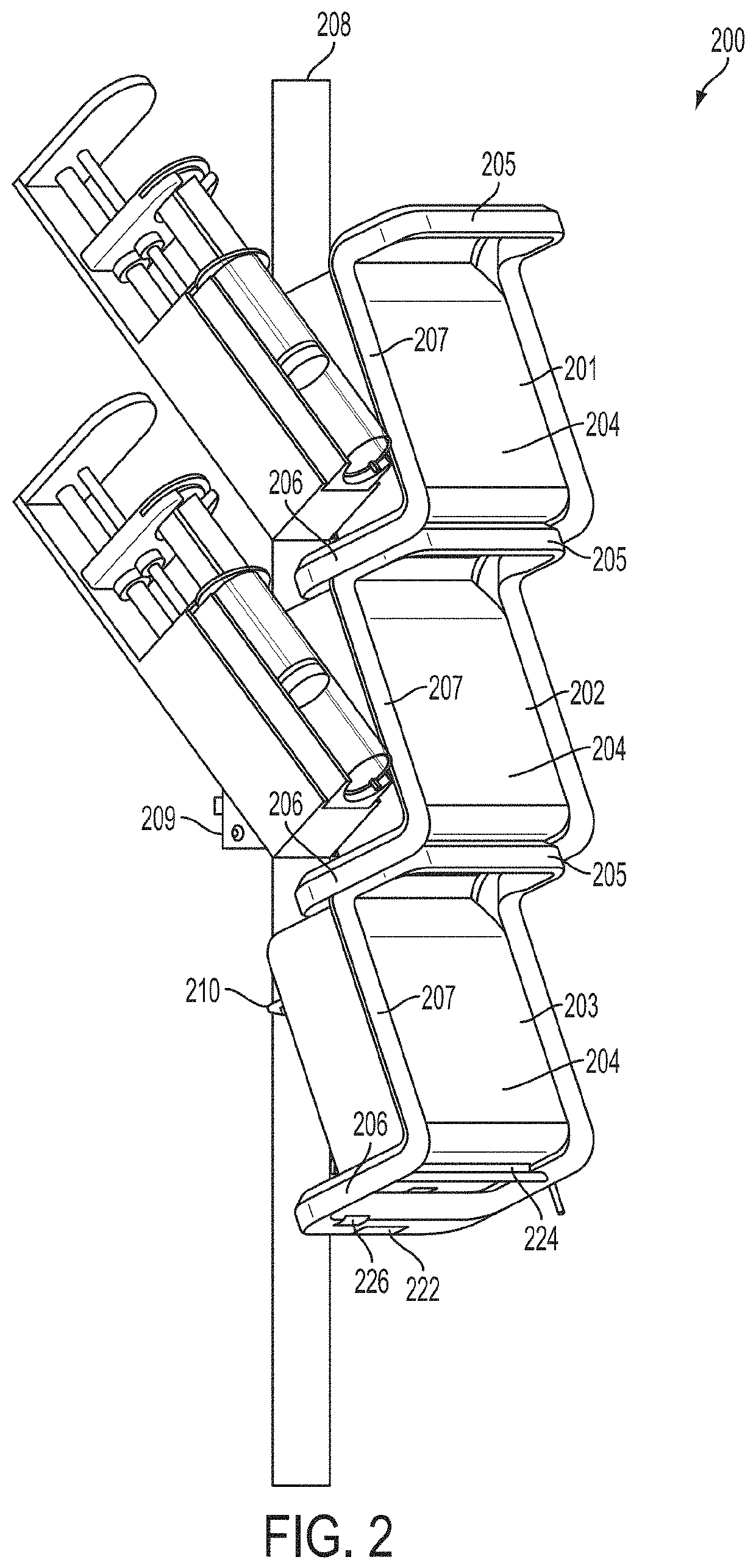 Syringe pump having a pressure sensor assembly