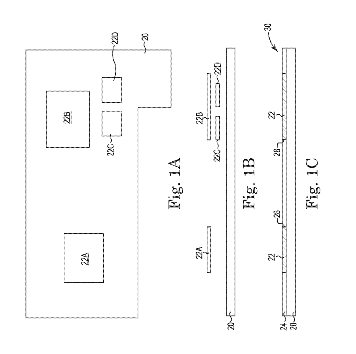 Hybrid printed circuit assembly with low density main core and embedded high density circuit regions