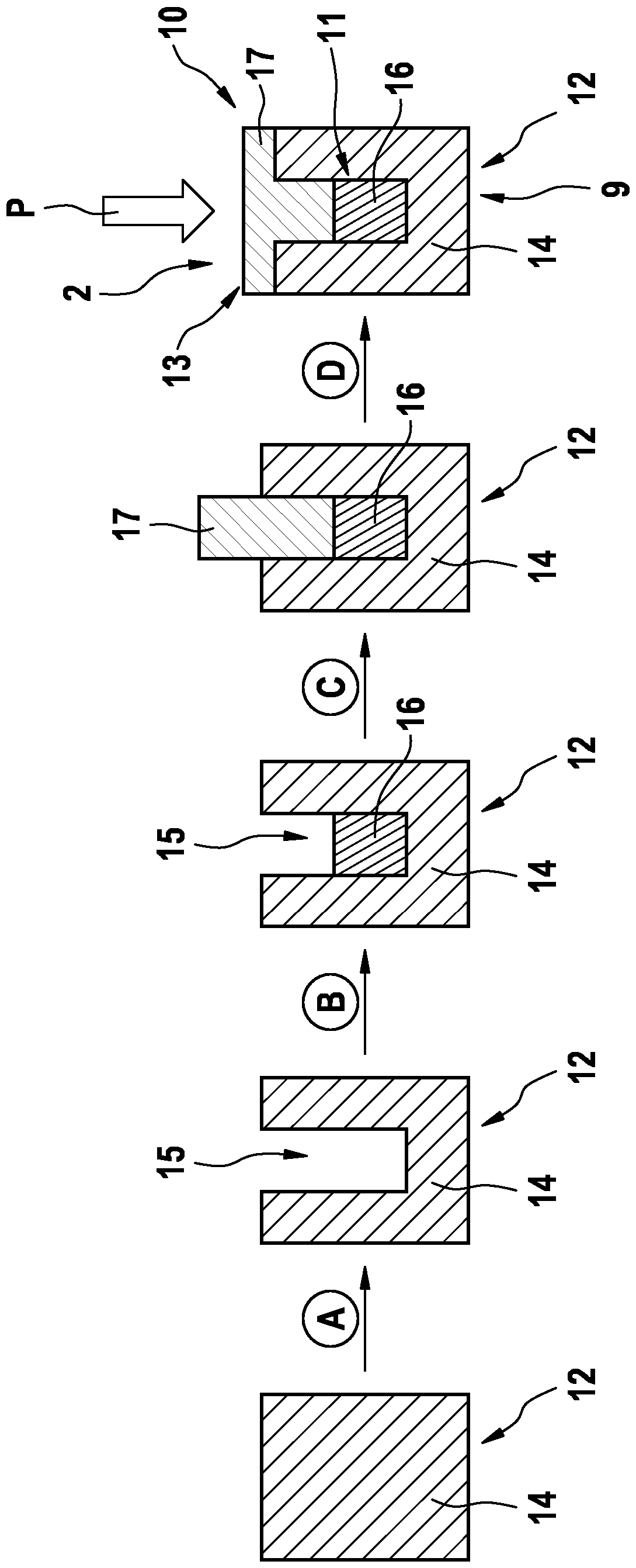 Spark plug electrode and method for producing a spark plug electrode