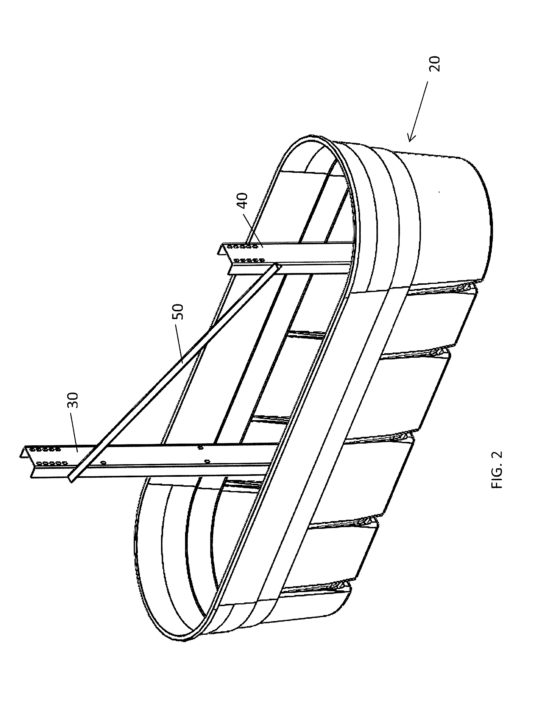 Solar panel ballasted ground support systems