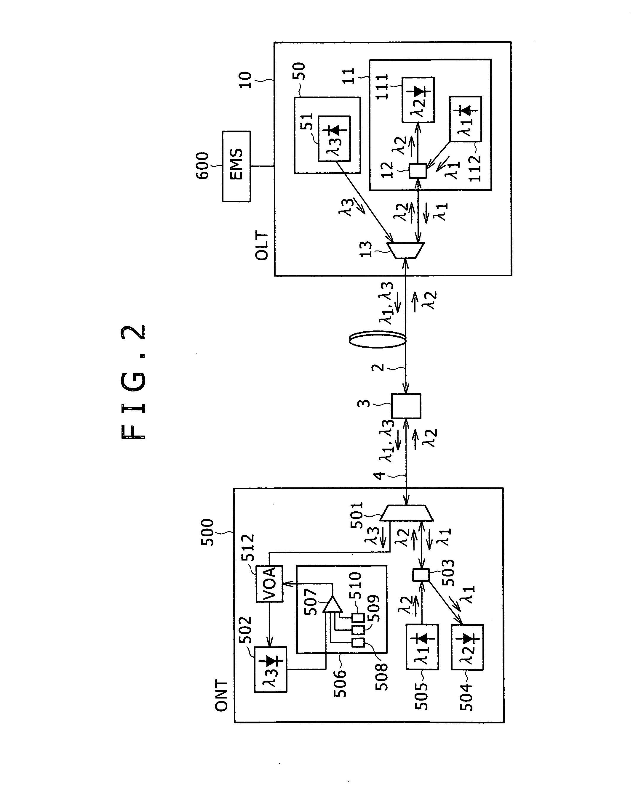 Optical termination apparatus and optical transmission system