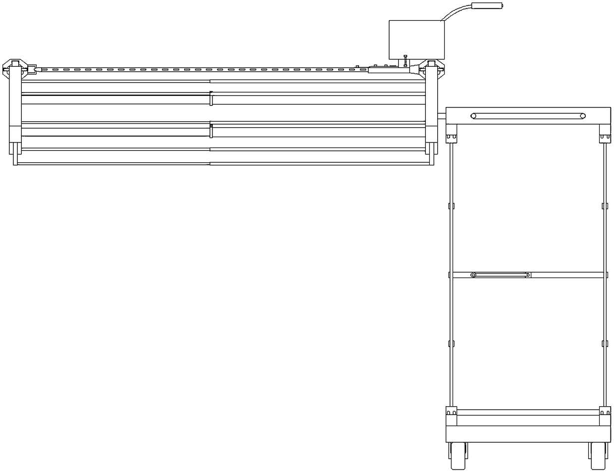 Vehicle mounted hedge trimmer