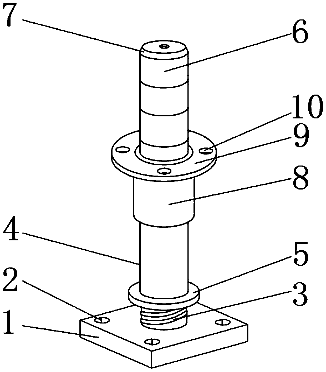 Device for locating mold