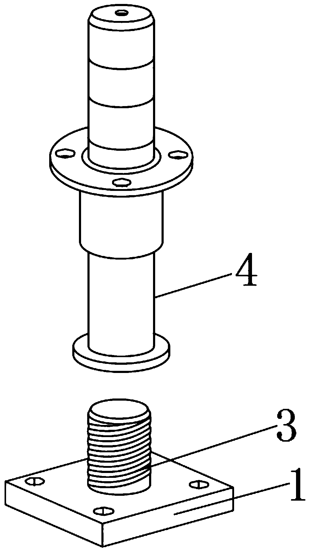 Device for locating mold