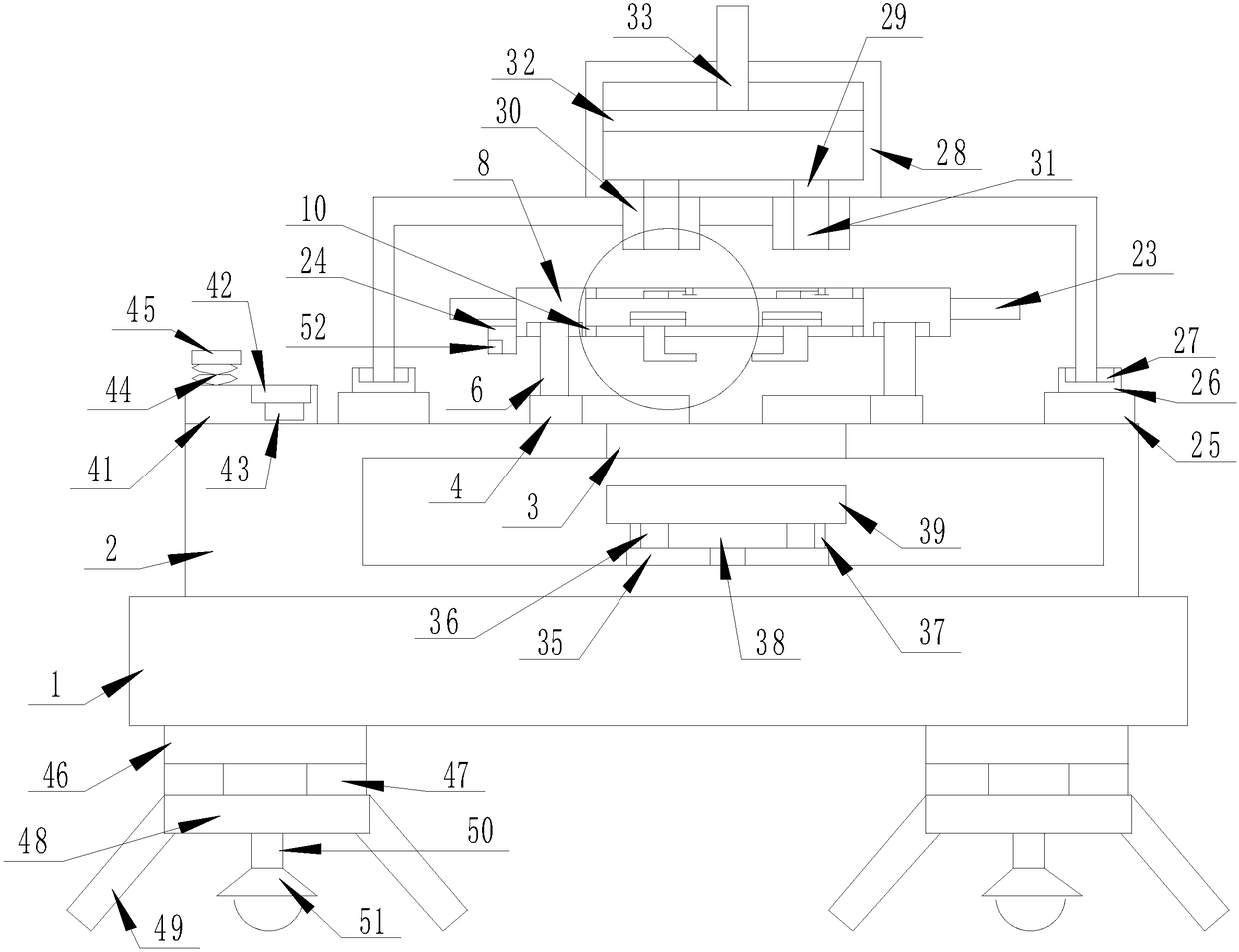 A pancake device with shaping function